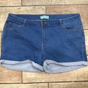 Wax Jeans Butt. I Love You. Denim shorts